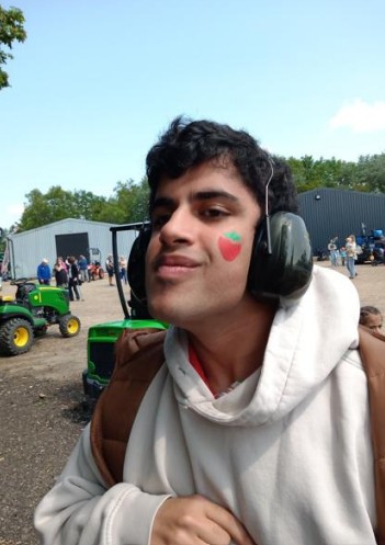Student With Face Paint